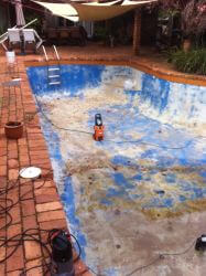 Renovating a concrete pool